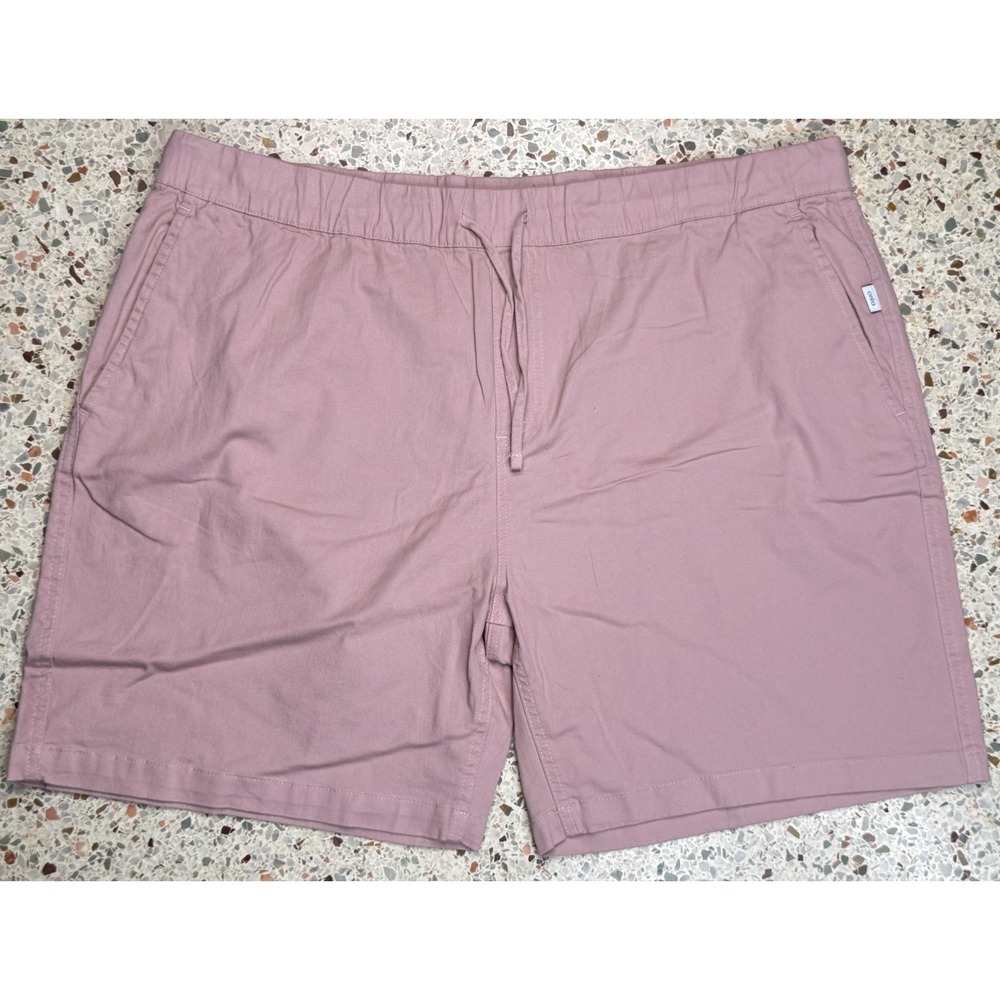 Onia Men's Pink Slash Pockets Drawstring Waist Casual Shorts Size XXL